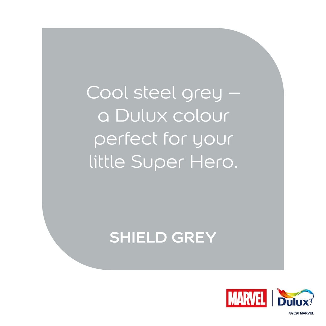Dulux Easycare Washable & Tough Marvel Avengers Shield Grey 2.5L