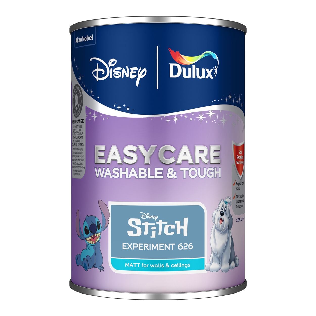 Dulux Easycare Washable & Tough Disney Stitch Exp 626 1.25L
