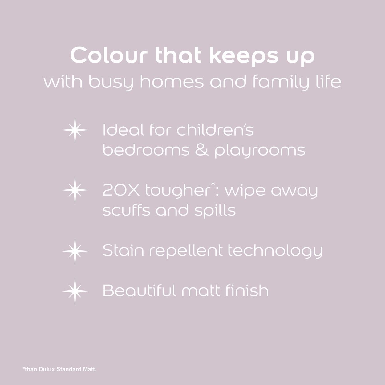 Dulux Easycare Washable & Tough Disney Stitch Cos Rose 2.5L