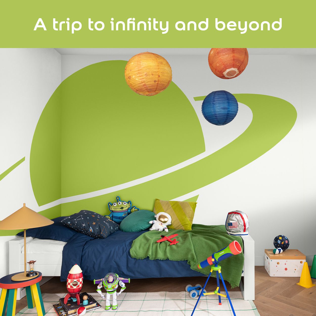 Dulux Easycare Washable & Tough Disney Pixar Toy Story Infinity Green 1.25L