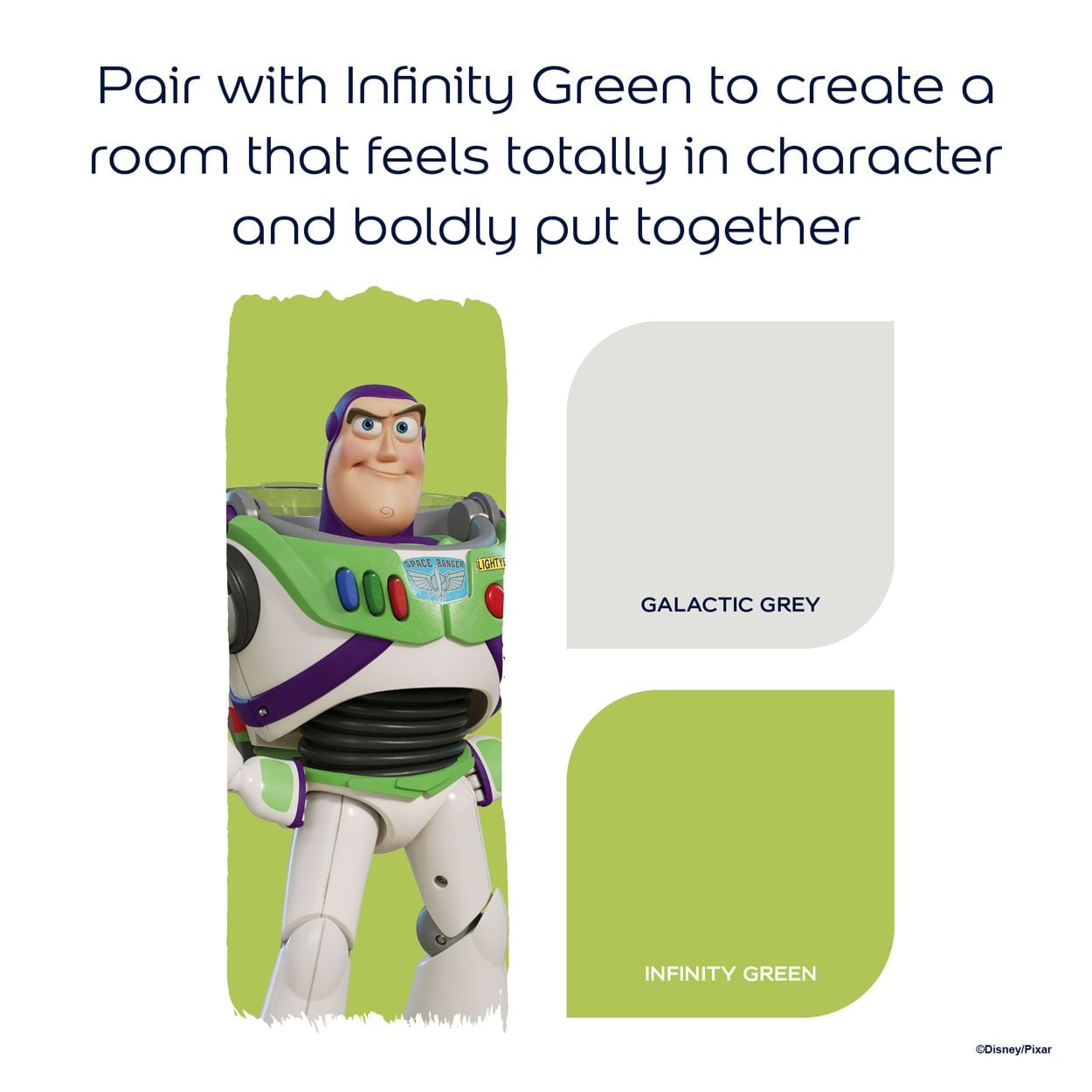 Dulux Easycare Washable & Tough Disney Pixar Toy Story Galactic Grey 2.5L