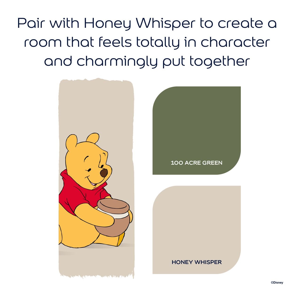 Dulux Easycare Washable & Tough Disney Winnie the Pooh 100 Acre Green 1.25L