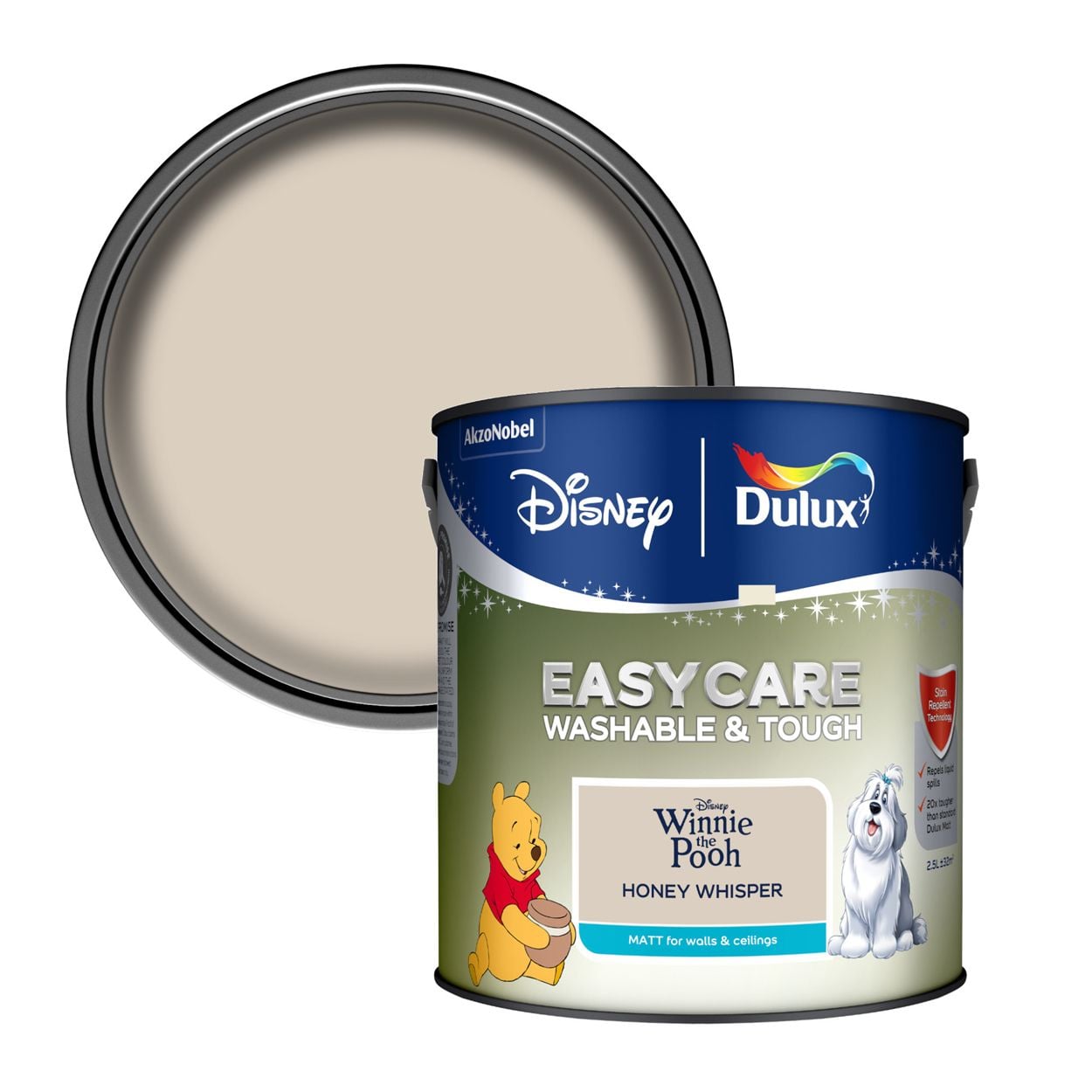 Dulux Easycare Washable & Tough Disney Winnie the Pooh Honey Whisper  2.5L