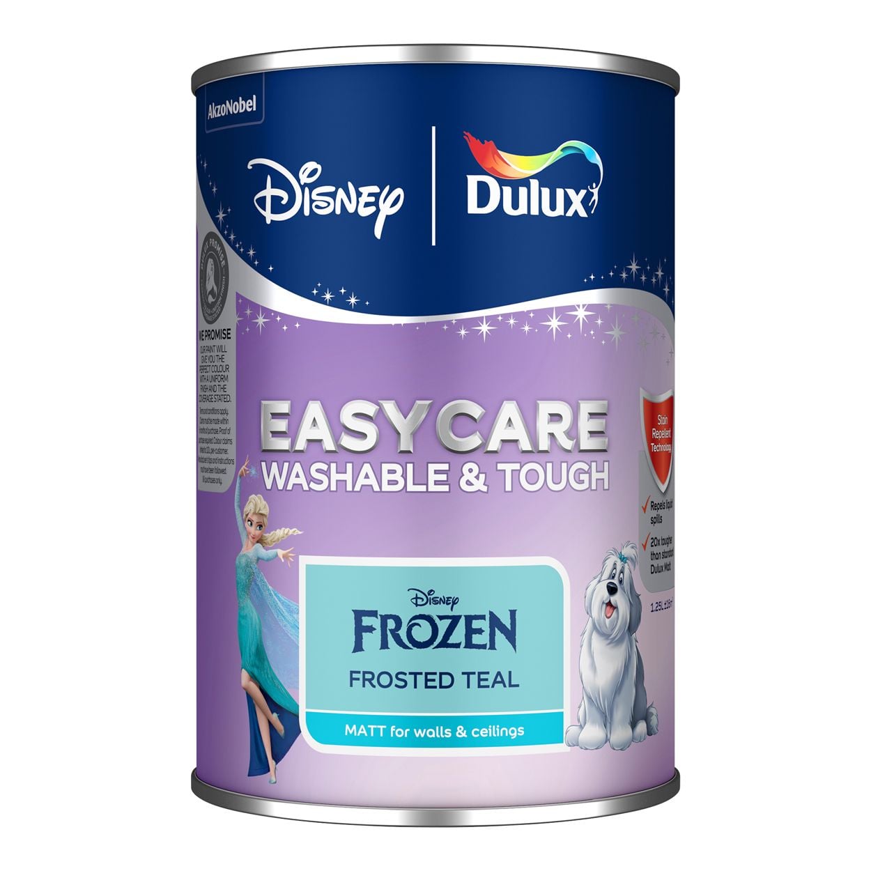 Dulux Easycare Washable & Tough Disney Frozen Frosted Teal 1.25L