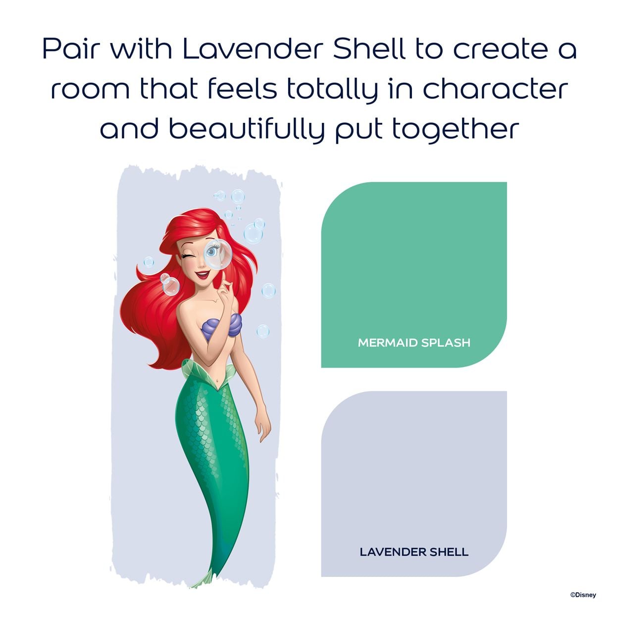 Dulux Easycare Washable & Tough Disney The Little Mermaid Mermaid Splash 1.25L
