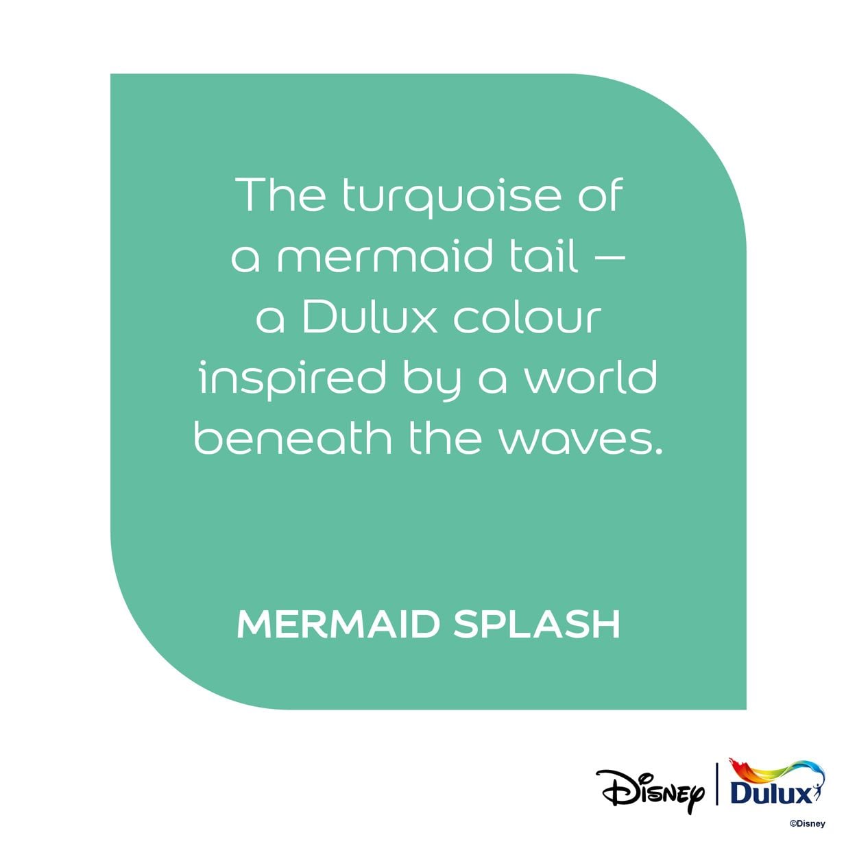 Dulux Easycare Washable & Tough Disney The Little Mermaid Mermaid Splash 1.25L