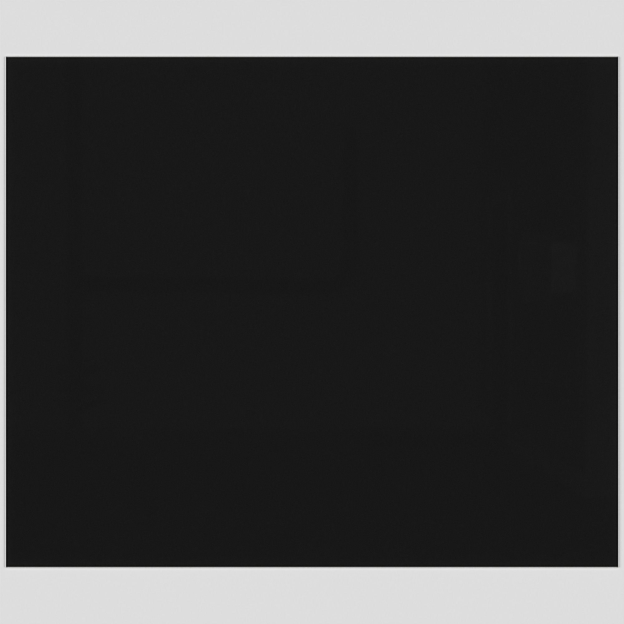 Matt Black Glass Kitchen Splashback 90x75cm