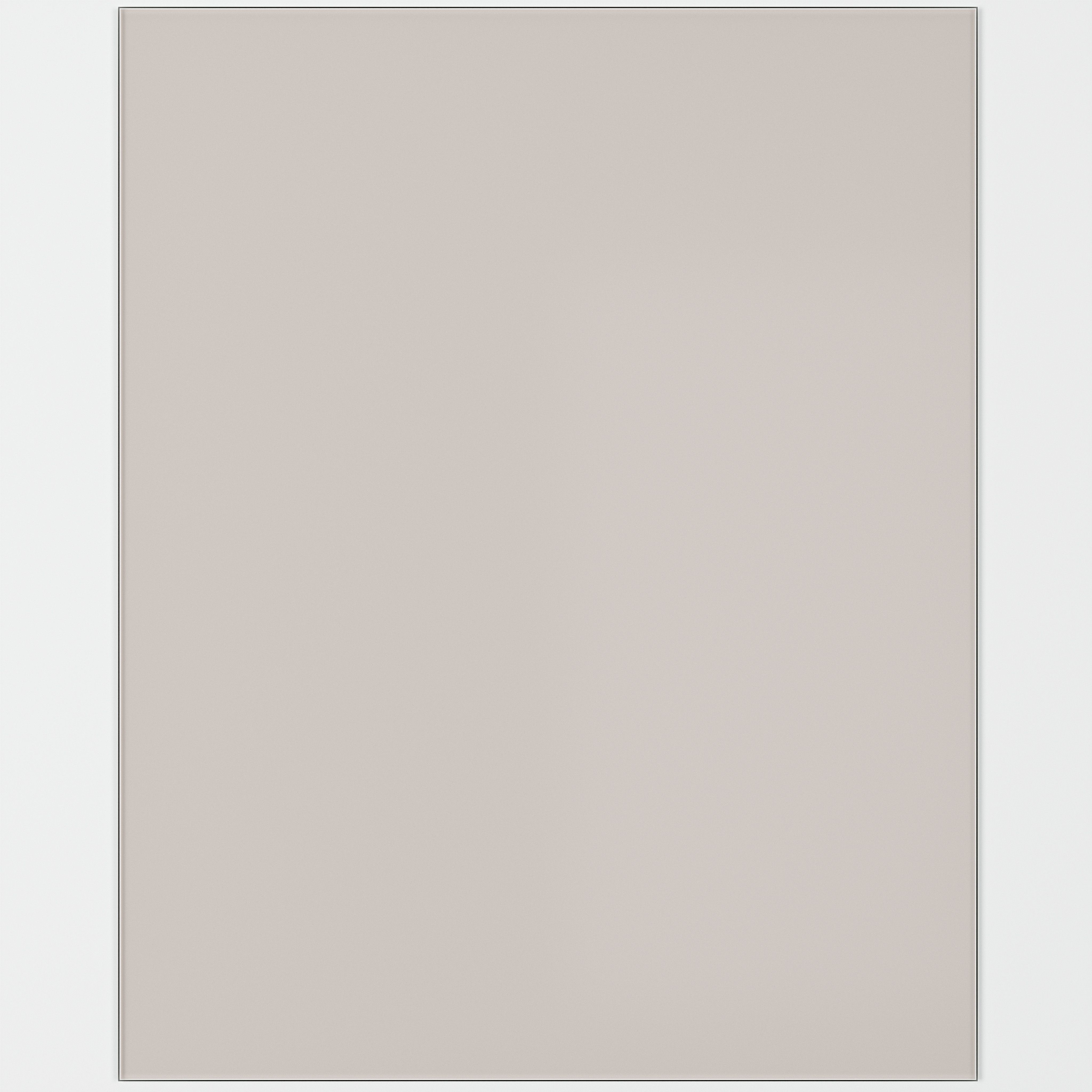 Pale Beige Glass Kitchen Splashback 60x75cm