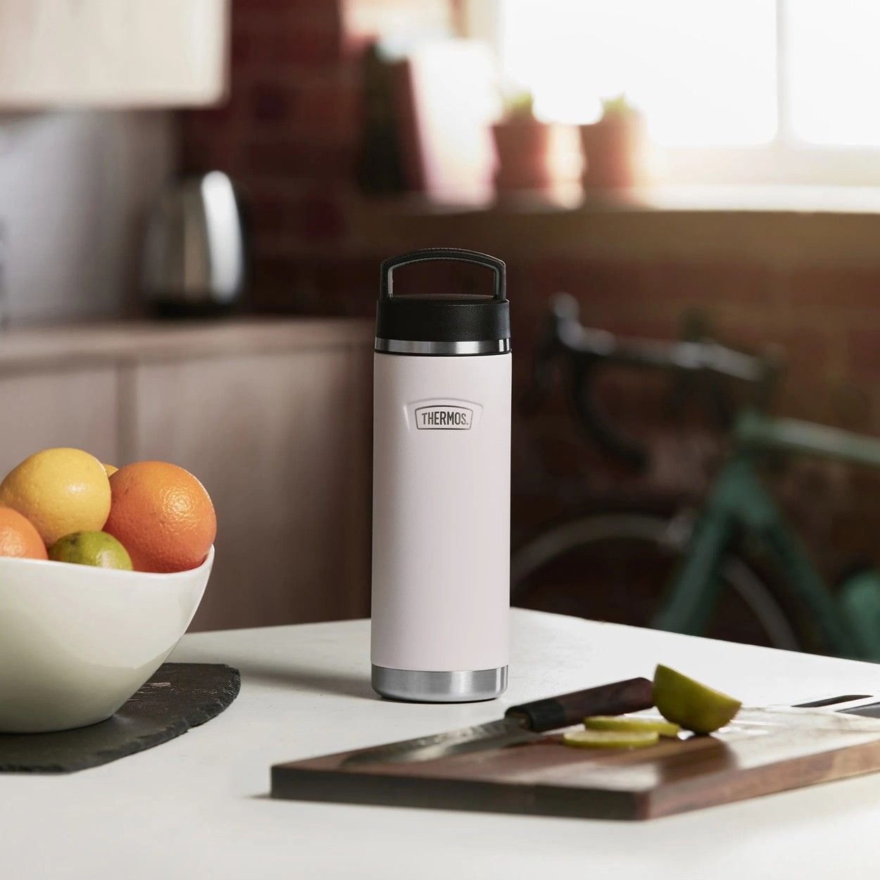 Thermos Icon 710ml Bottle Peony Pink