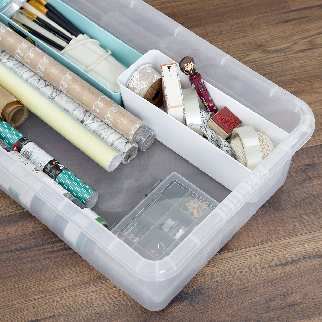 Wham 55 ltr Crystal Box & Lid