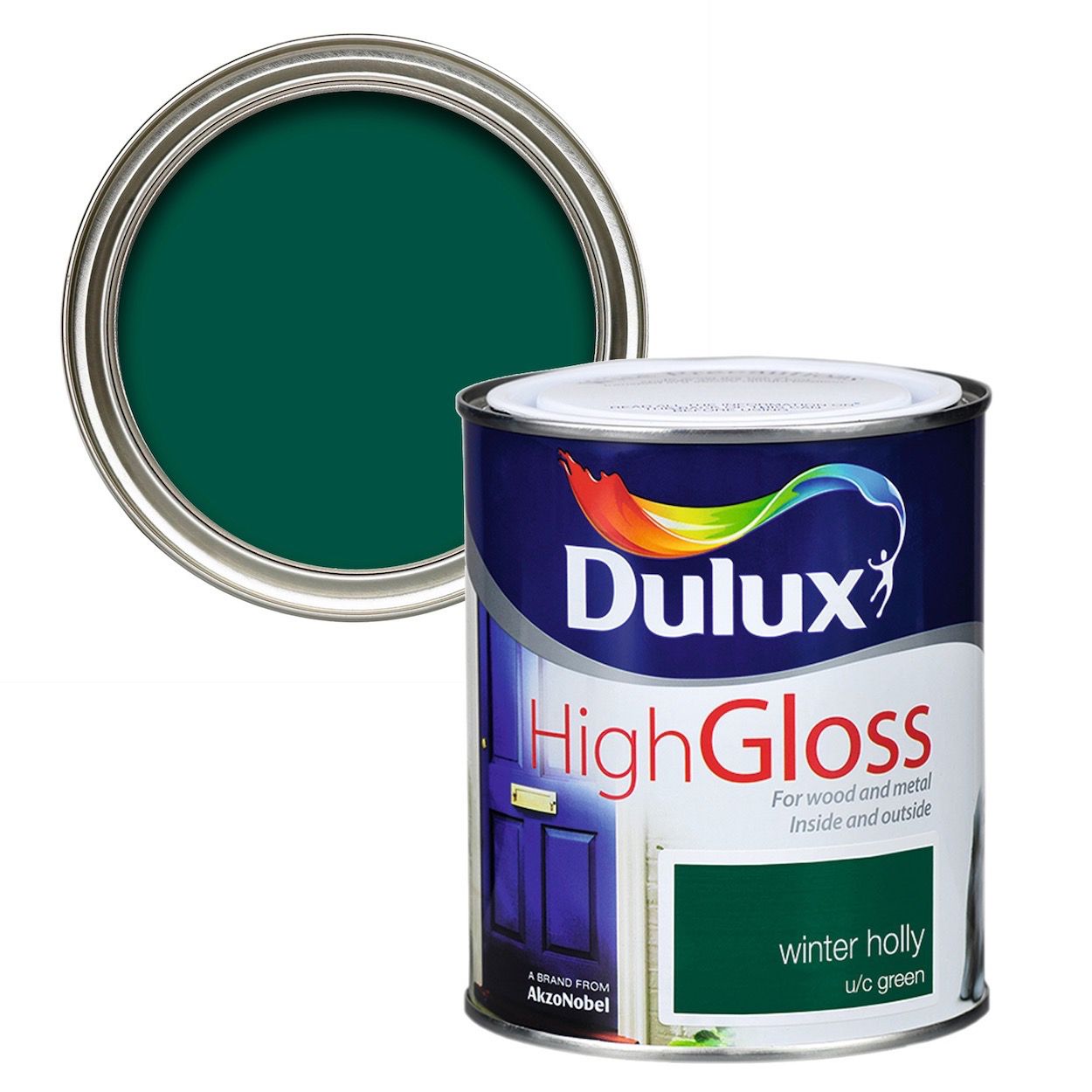 Dulux High Gloss Winter Holly 750ml