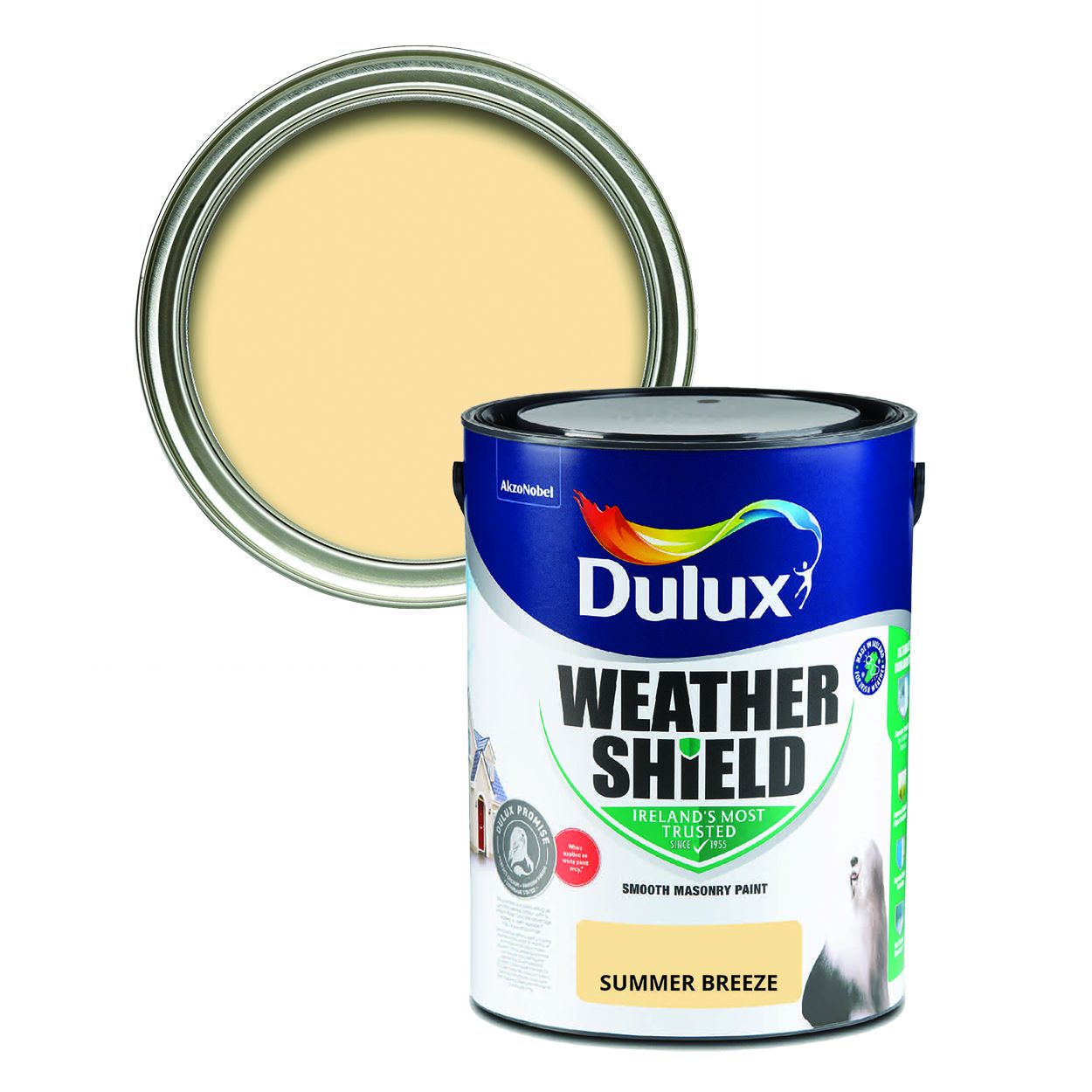 Dulux Weathershield Smooth Masonry Summer Breeze 5L
