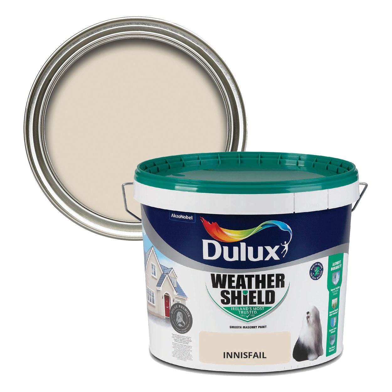 Dulux Weathershield Smooth Masonry Innisfail 10L