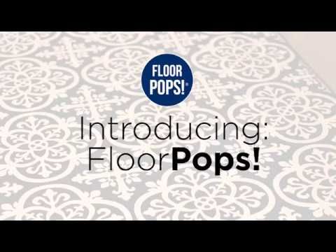 Floorpops Fontaine Peel & Stick Floor Tiles