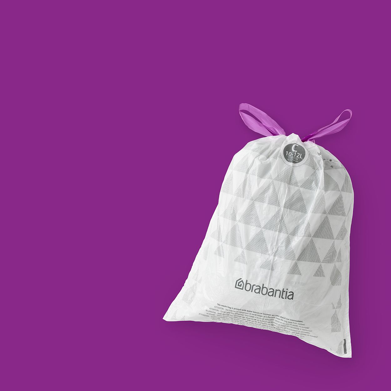 Brabantia PerfectFit Bin liners (C), 12 Litre - 20 bags