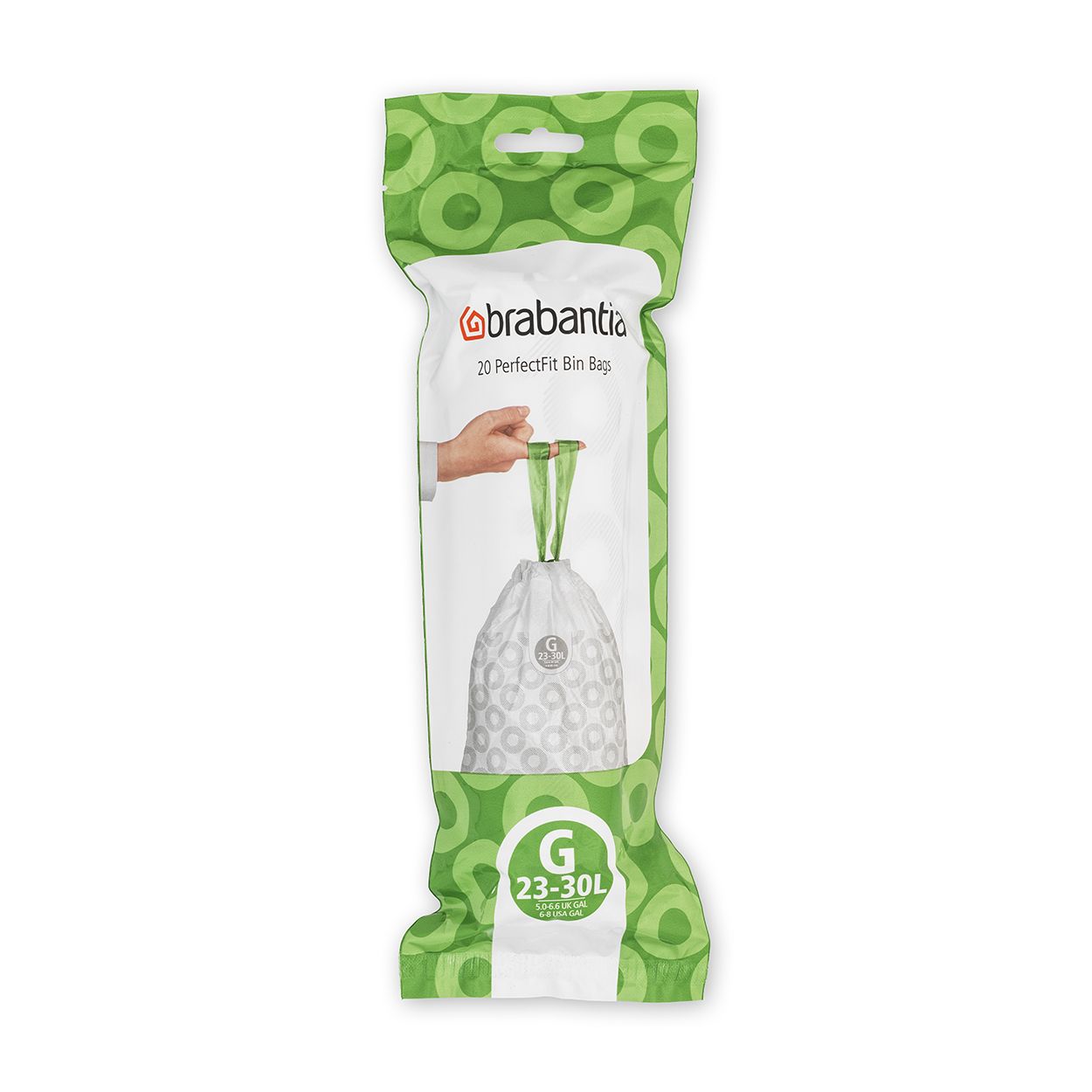 Brabantia PerfectFit Bin liners (G), 30 Litre - 20 bags