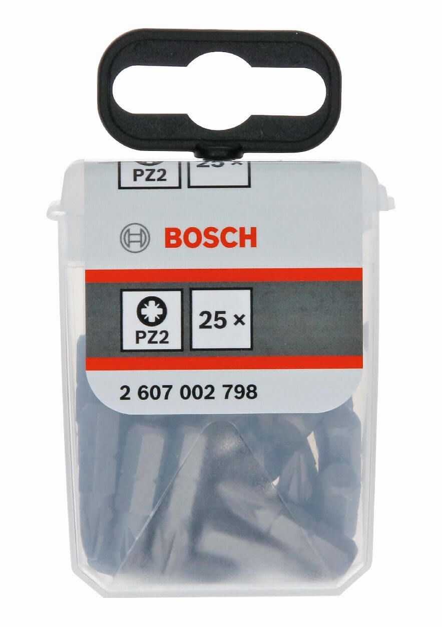Bosch Pz2 Screwdriver Bit 25Pk