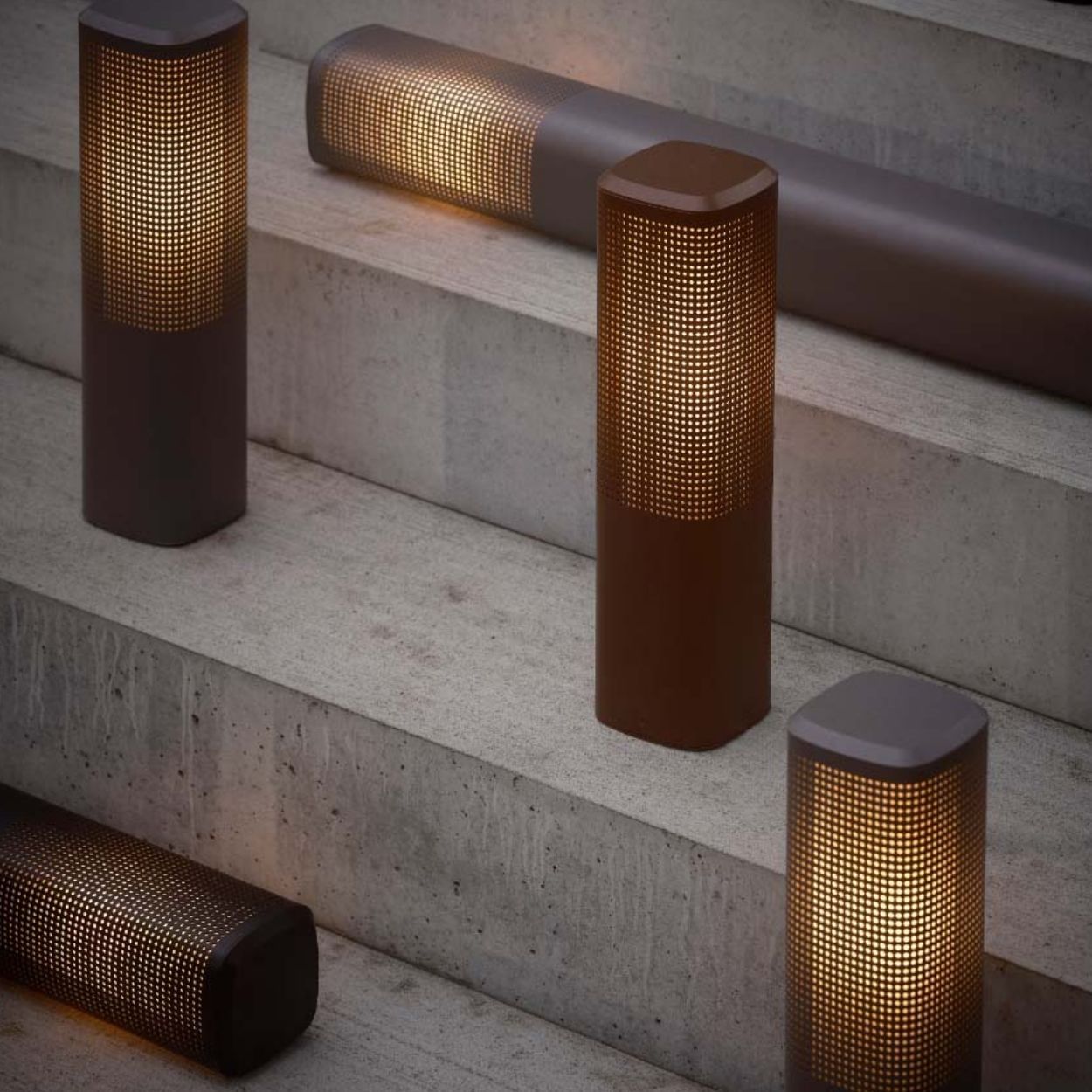 Nordlux Sidara 45 Garden light Seaside brown metallic