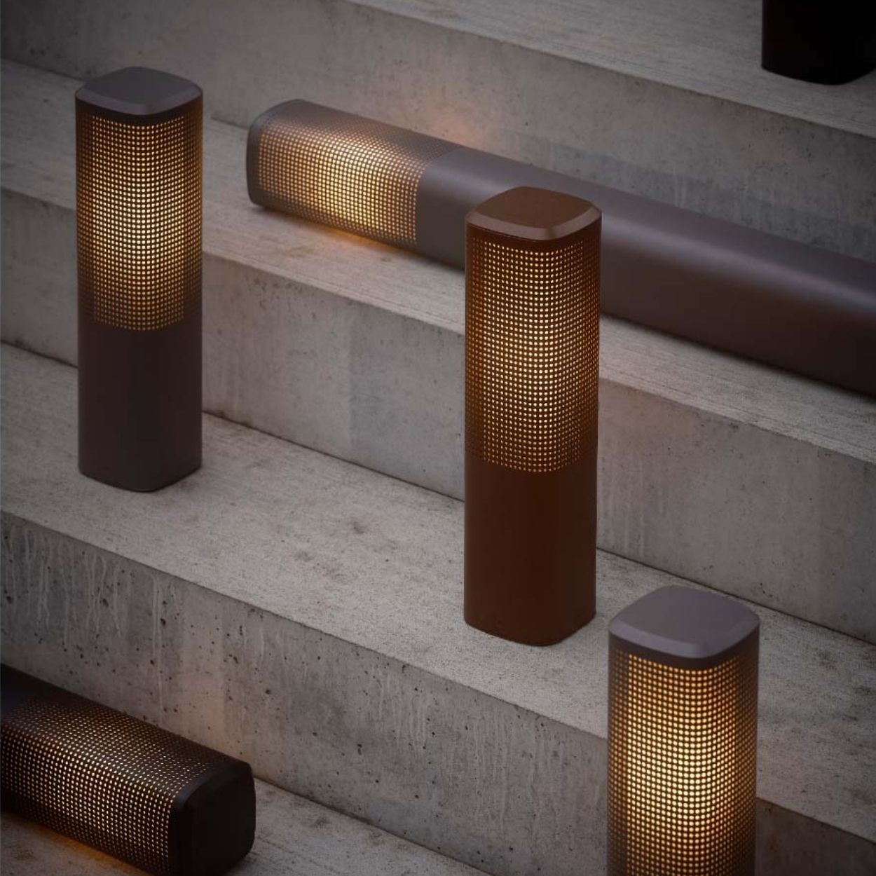 Nordlux Sidara 95 Garden light Seaside brown metallic