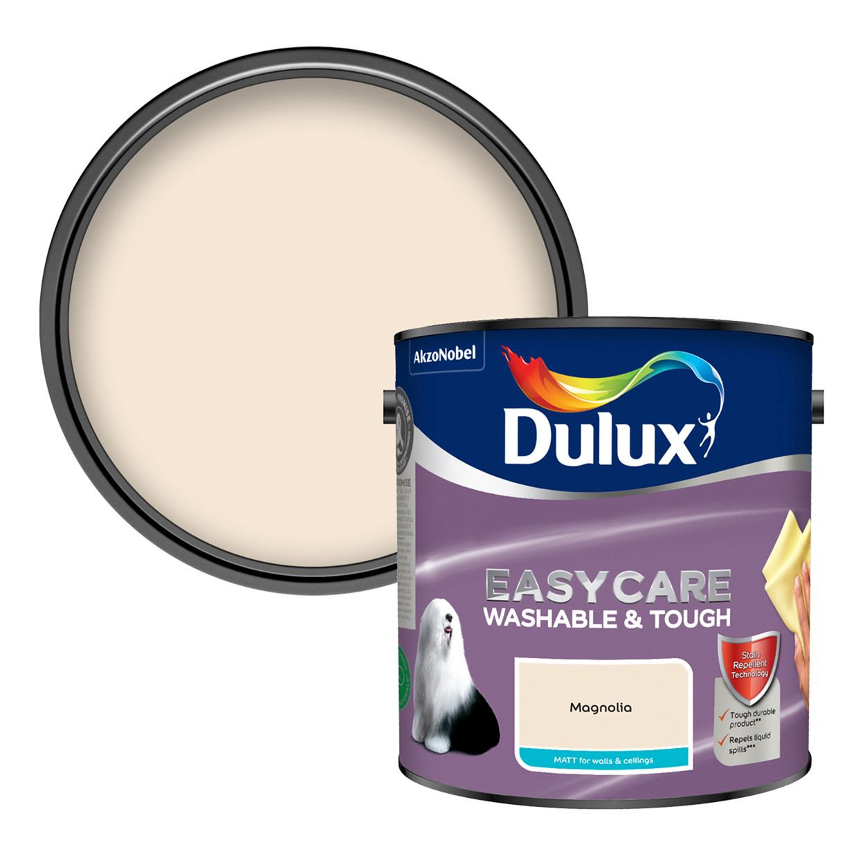 Dulux Easycare Washable & Tough Matt Magnolia 2.5L