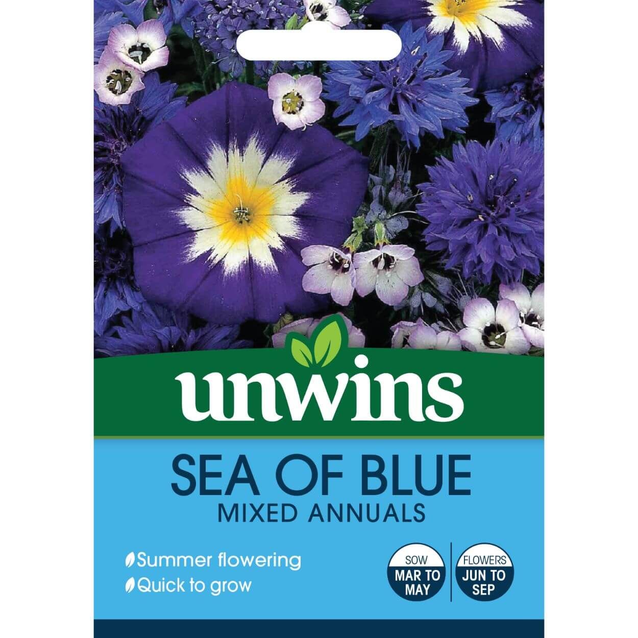 Unwins Sea Of Blue Mixed Annuals