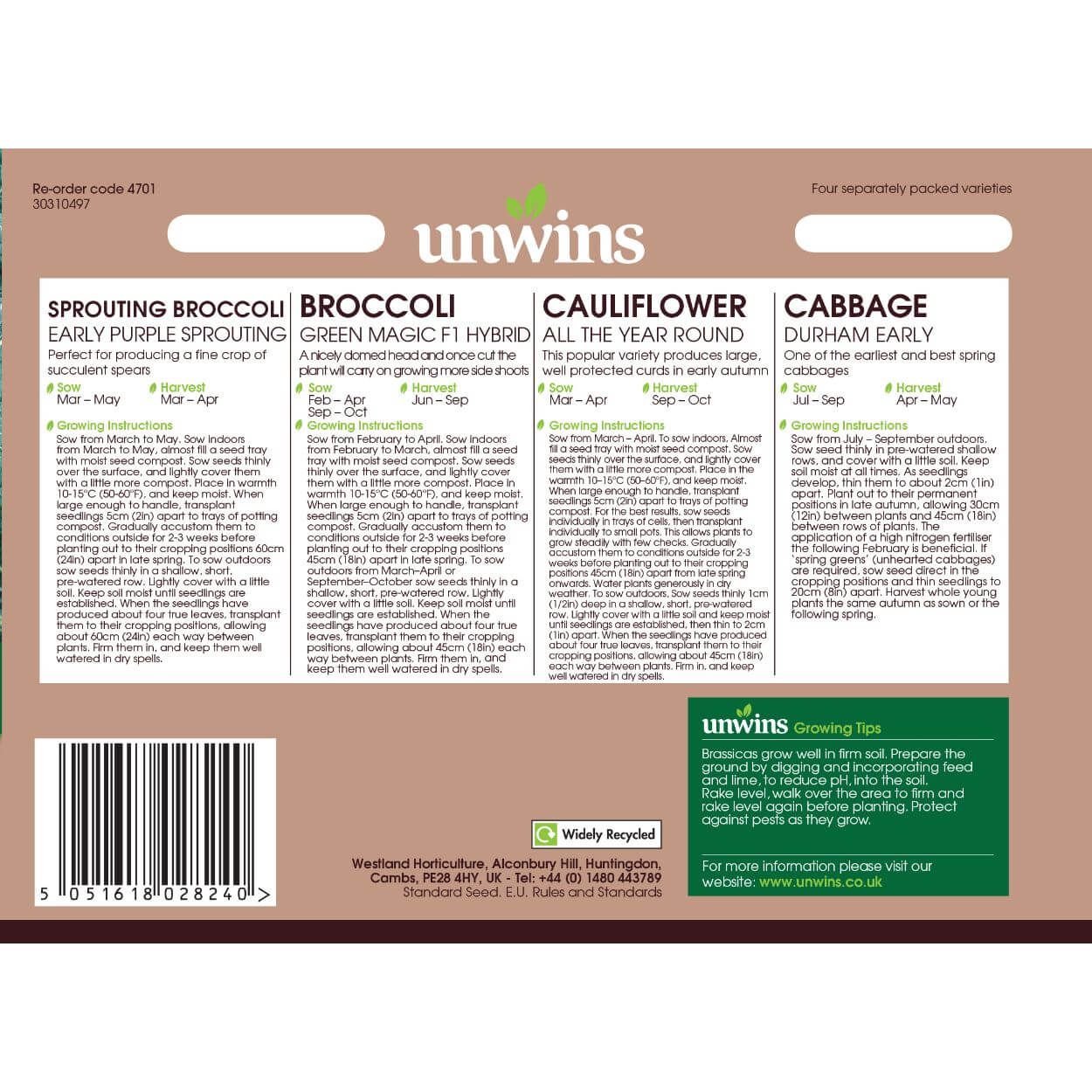 Brassica Collection Pack