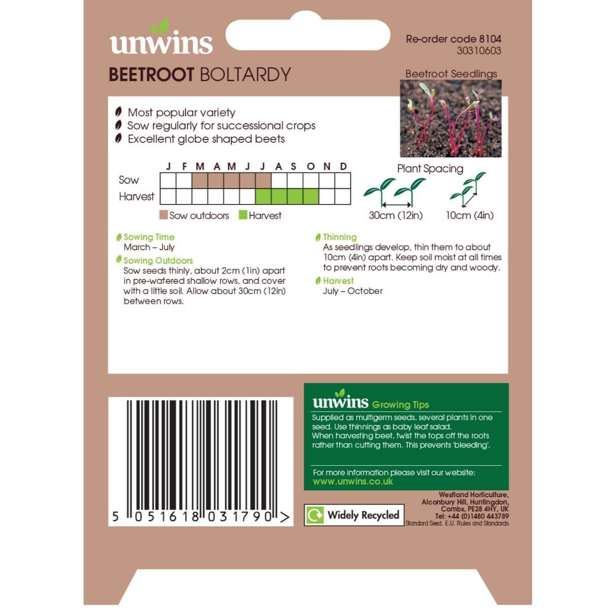 Round Beetroot Boltardy