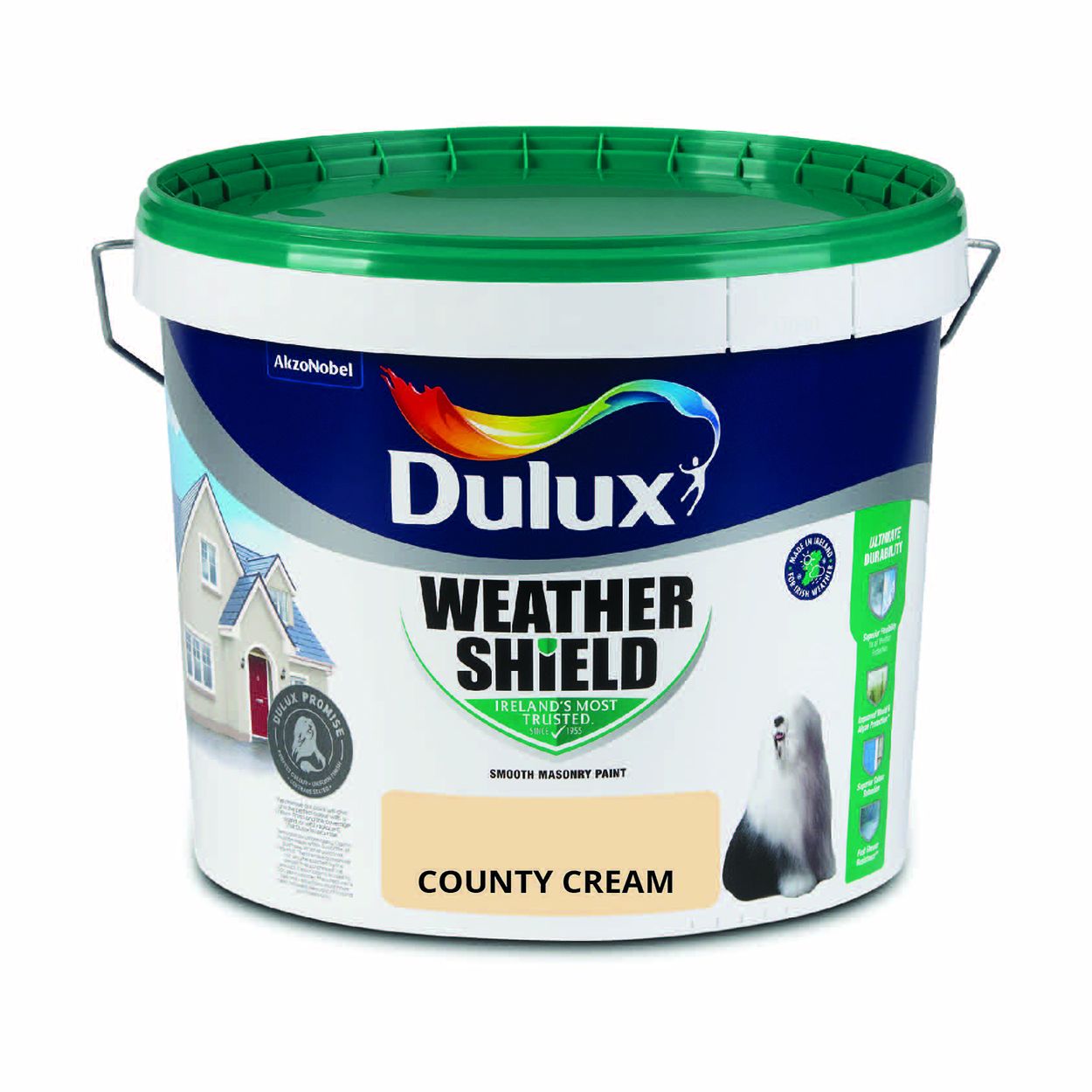 Dulux Weathershield Smooth Masonry County Cream 10L