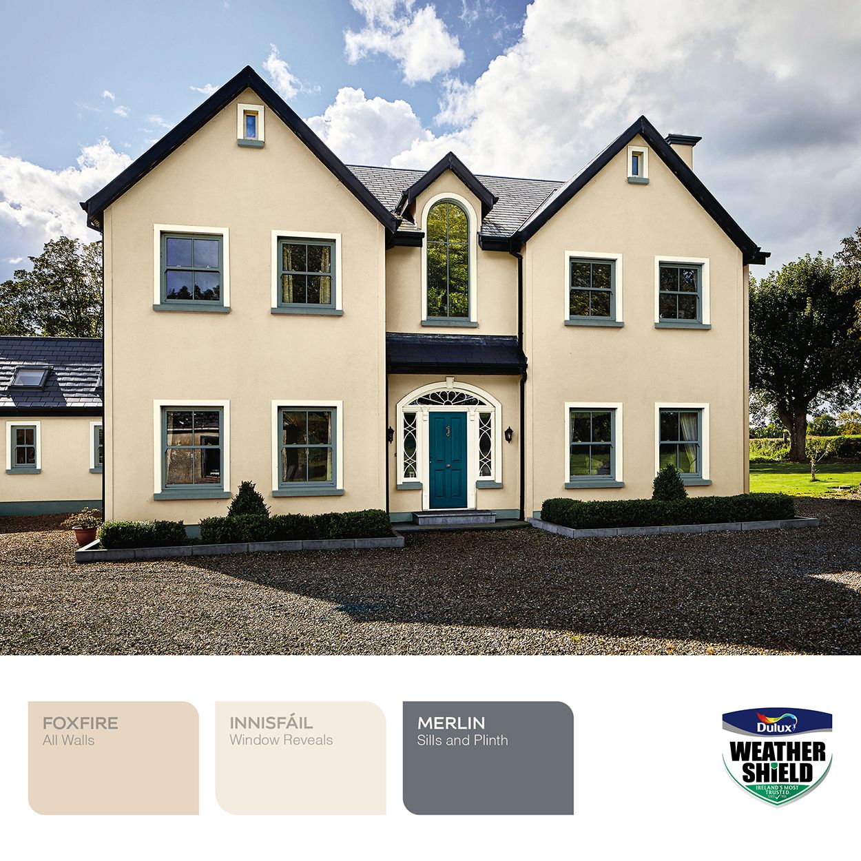Dulux Weathershield Smooth Masonry Merlin 10L