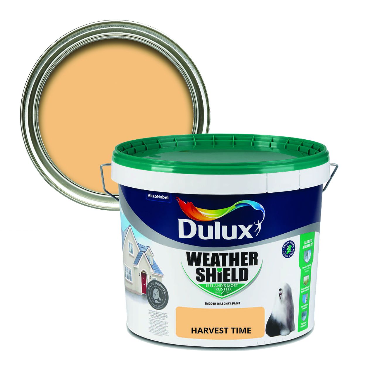 Dulux Weathershield Smooth Masonry Harvest Time 10L