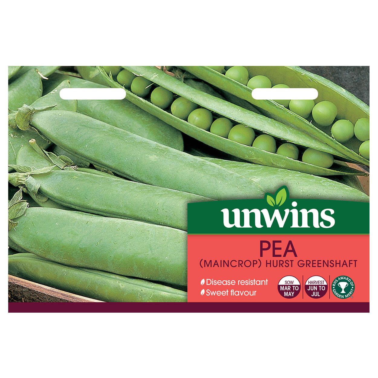 Maincrop Pea Hurst Greenshaft