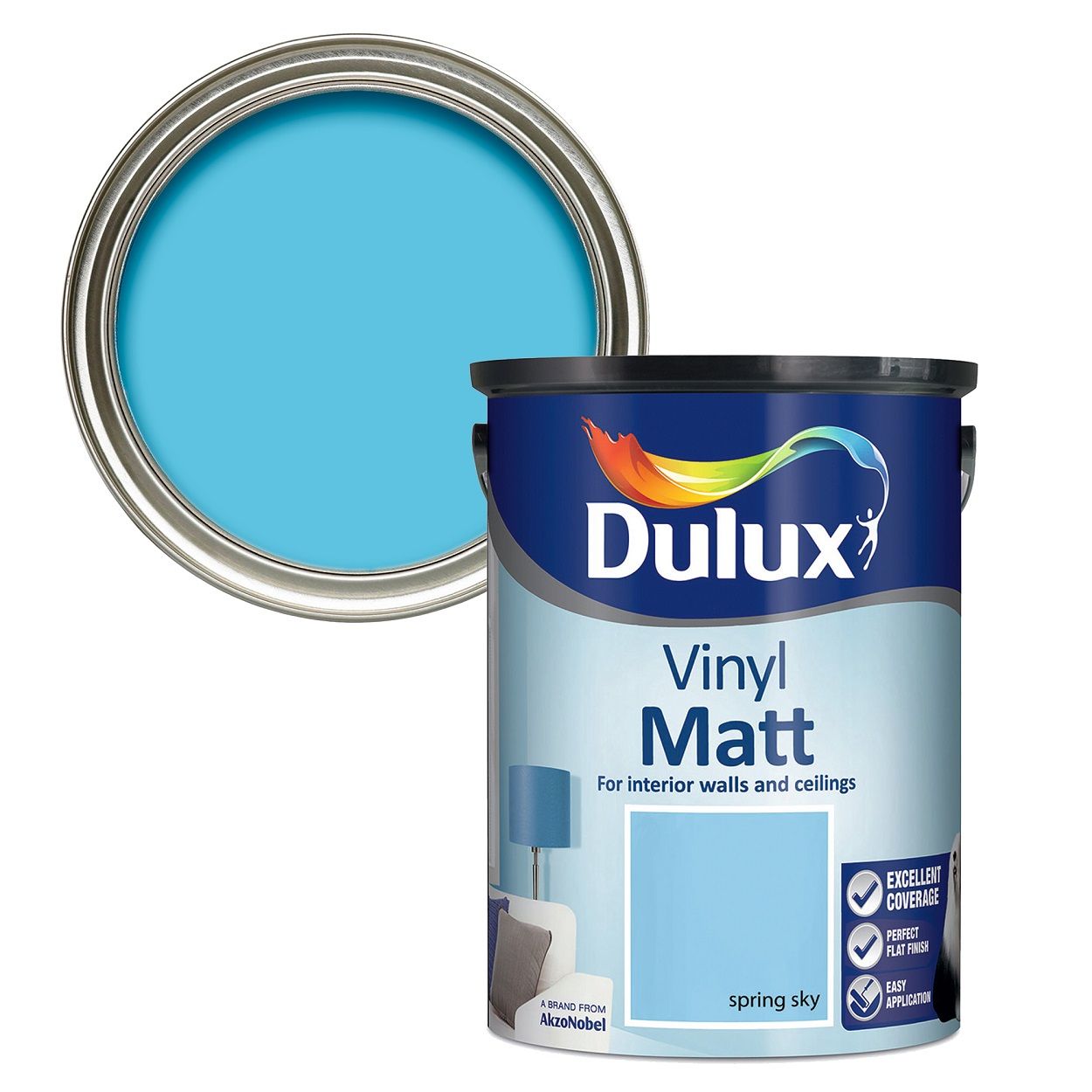 Dulux Vinyl Matt Spring Sky 5L