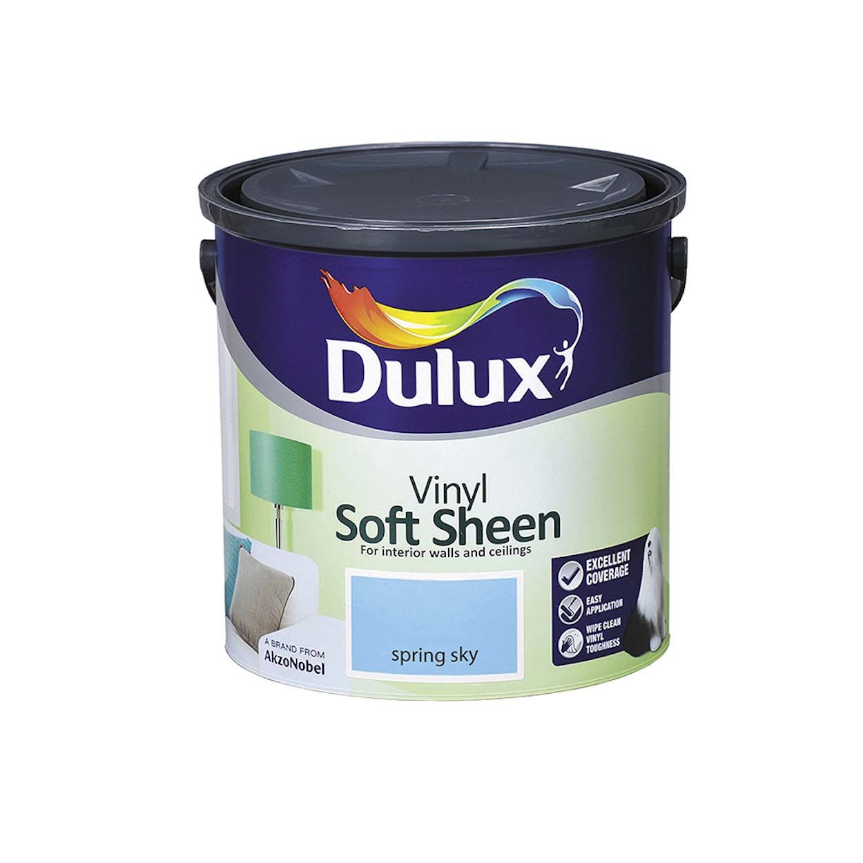 Dulux Vinyl Soft Sheen Spring Sky 2.5L