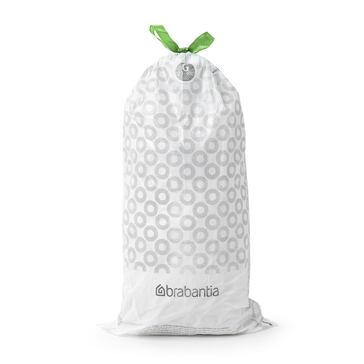 Brabantia PerfectFit Bin Liners, 30 Litres (G), Dispenser Pack - 40 bags
