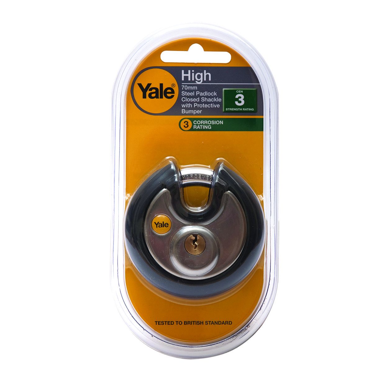 Yale 70mm Closed Shackle Padlock