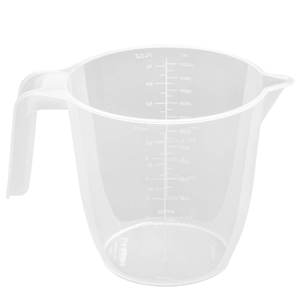 Cuisine 2 Litre Measuring Jug Clear