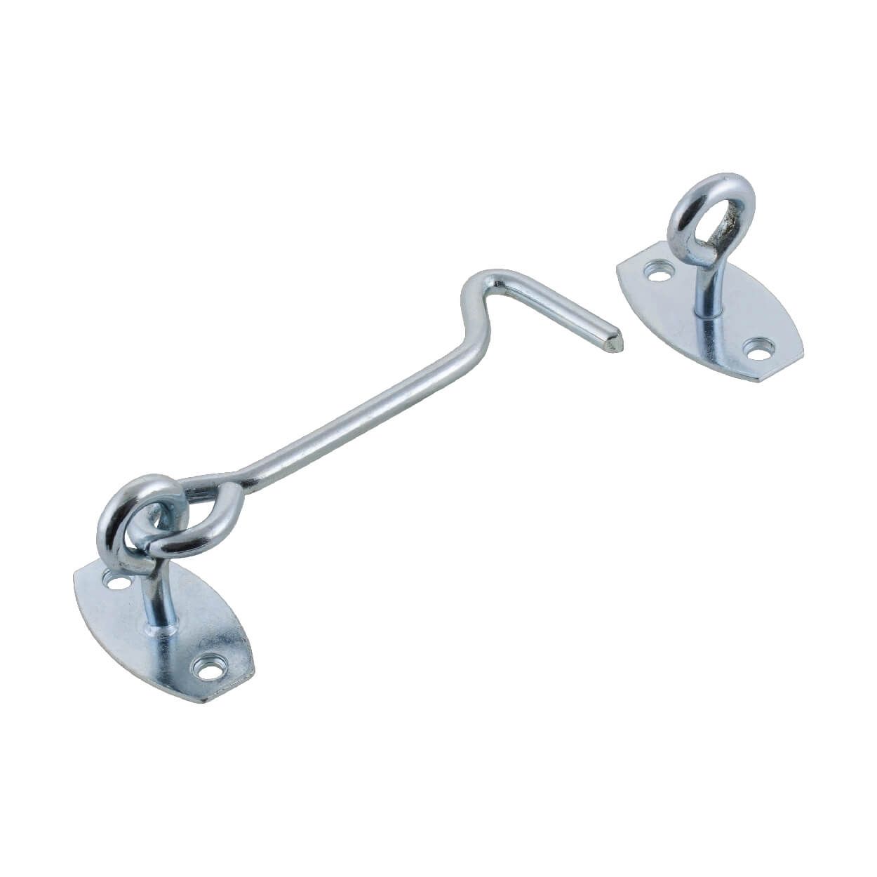 Hook Lock On Plate Black Galvanized 5,5X100Mm