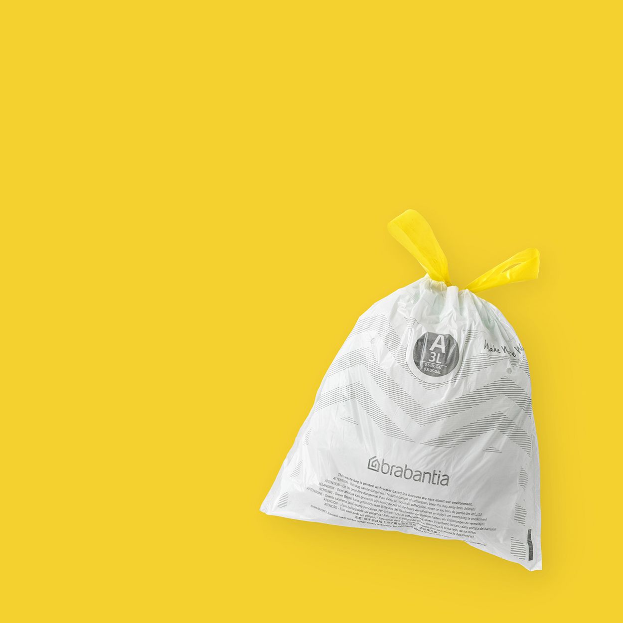 Brabantia PerfectFit Bin Liners (A), 3 Litre - 20 bags