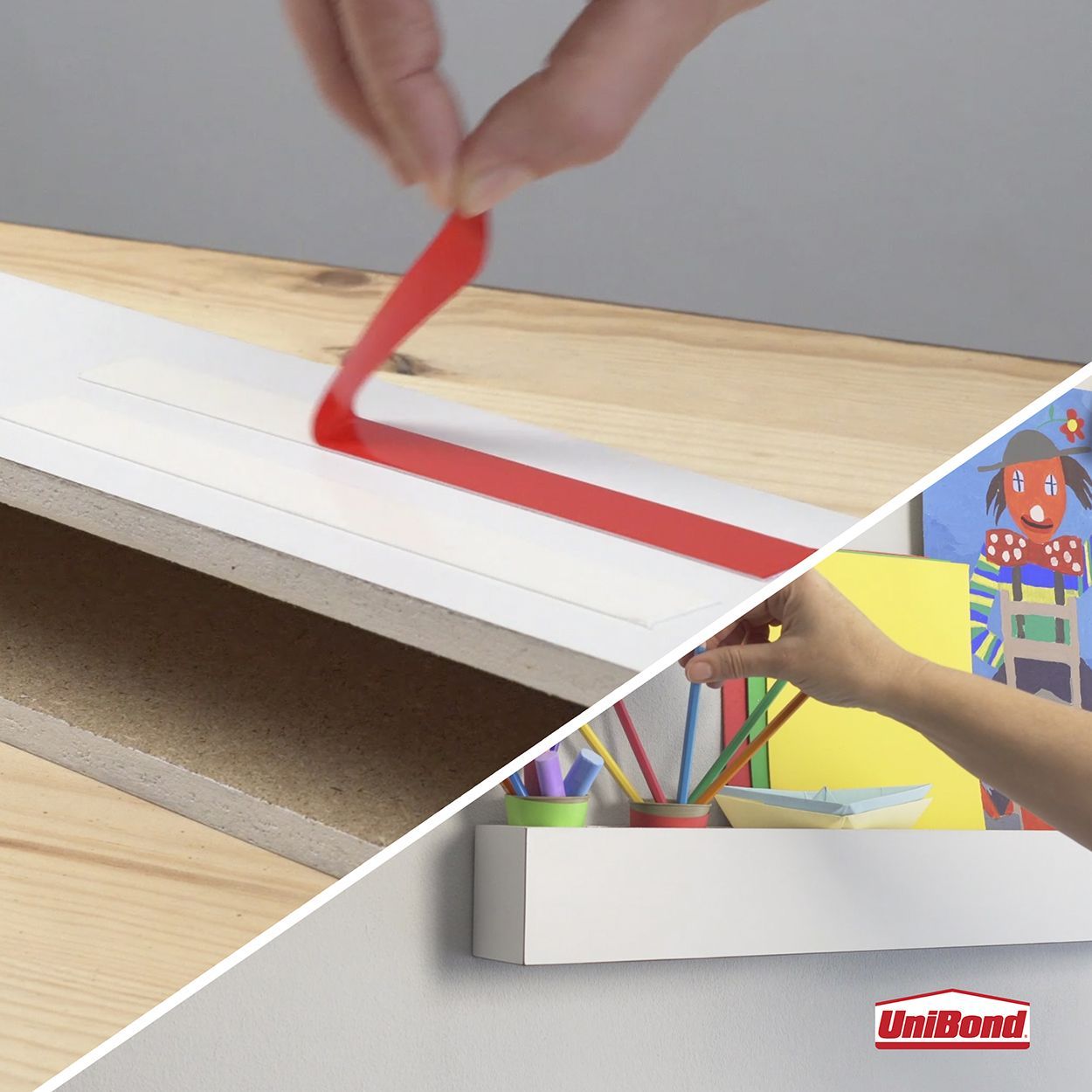 UniBond No More Nails Indoor & Outdoor Permanent Mounting Tape Roll