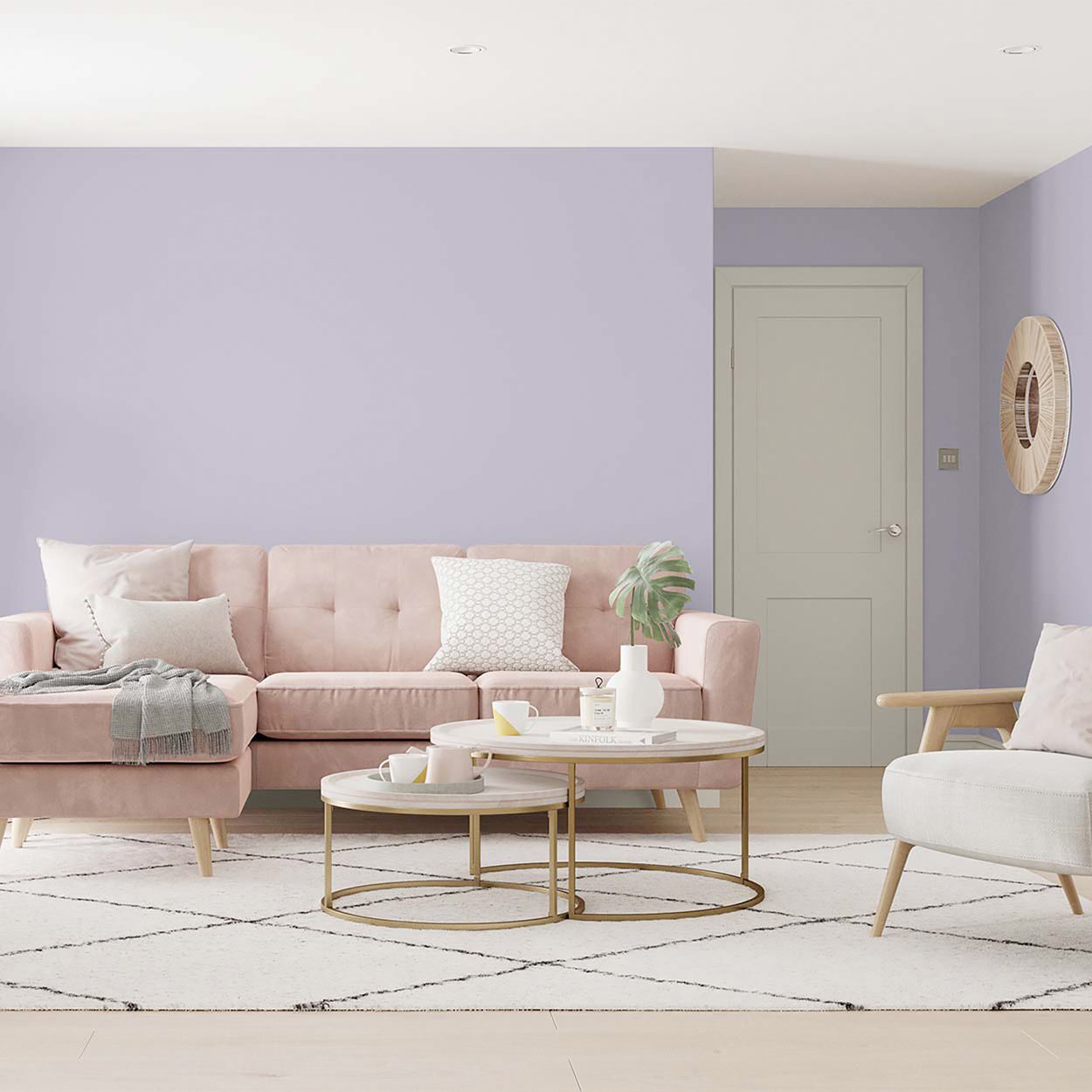 Dulux Walls & Ceilings Soft Sheen Lovely Lilac 2.5L