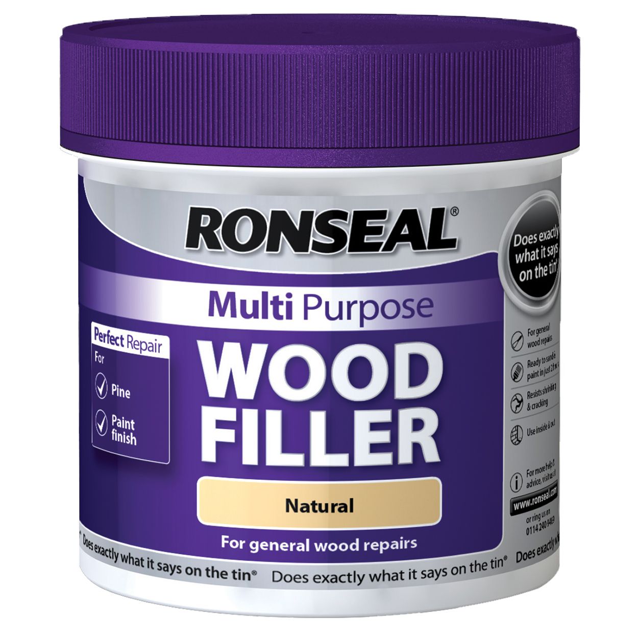 Ronseal 465g Multi Purpose Wood Filler Natural