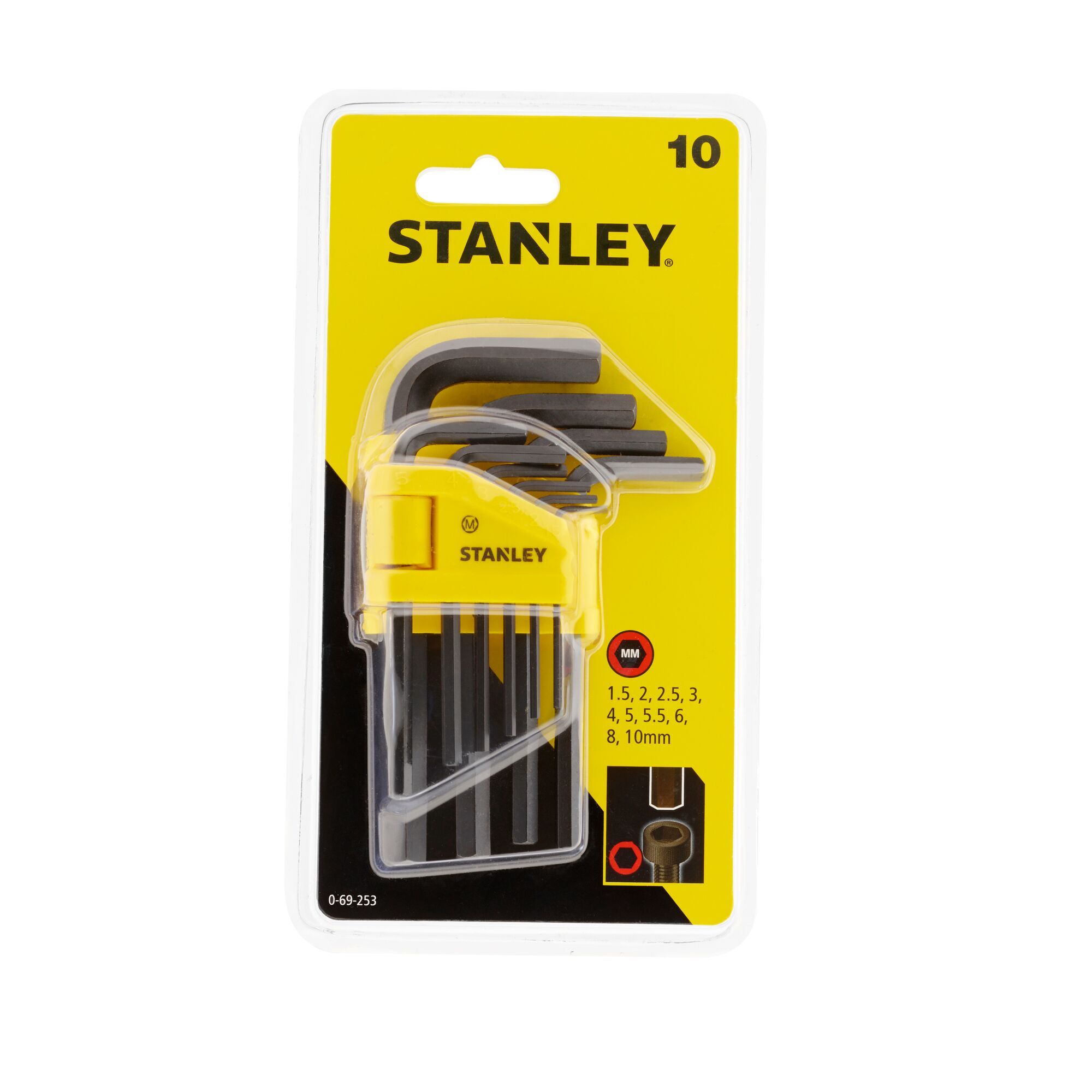 Stanley Hexagon Key Set - 10 Piece