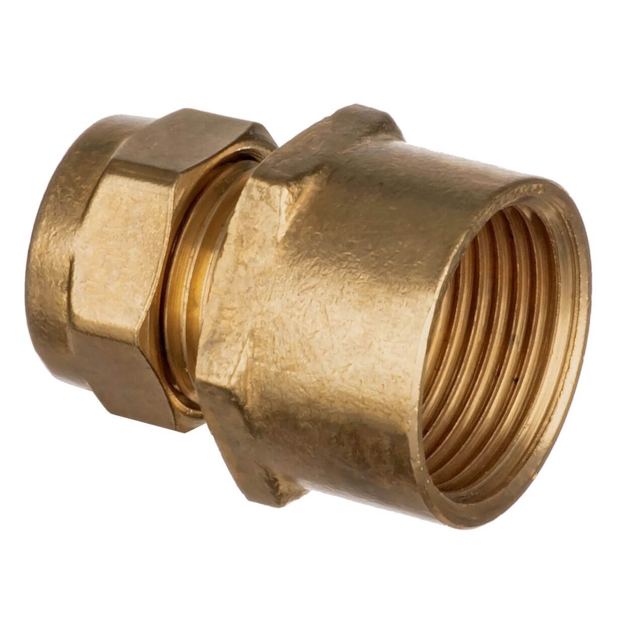 Compression Fittings - 1" x 3/4" F.I. Straight Coupling 312