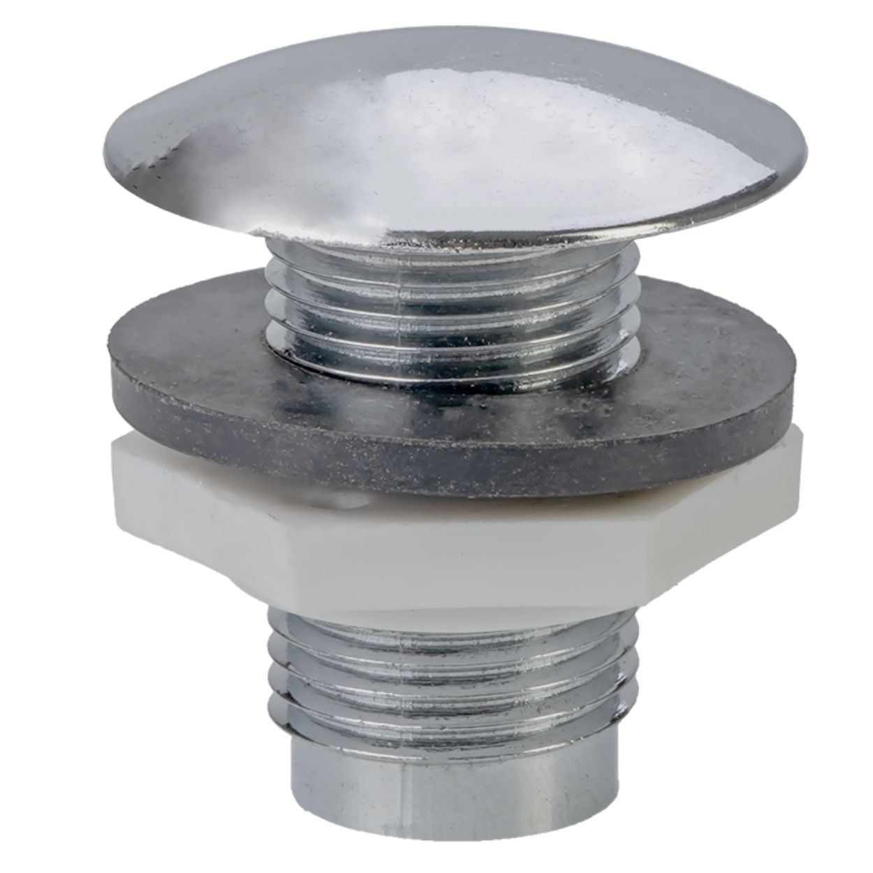 Chrome Plated Cistern Overflow Stopper
