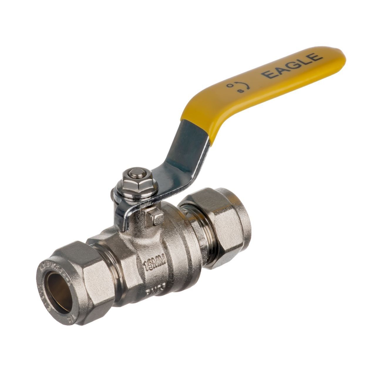 Gas Fittings - C x C 1/2" Lever Action Ballvalve