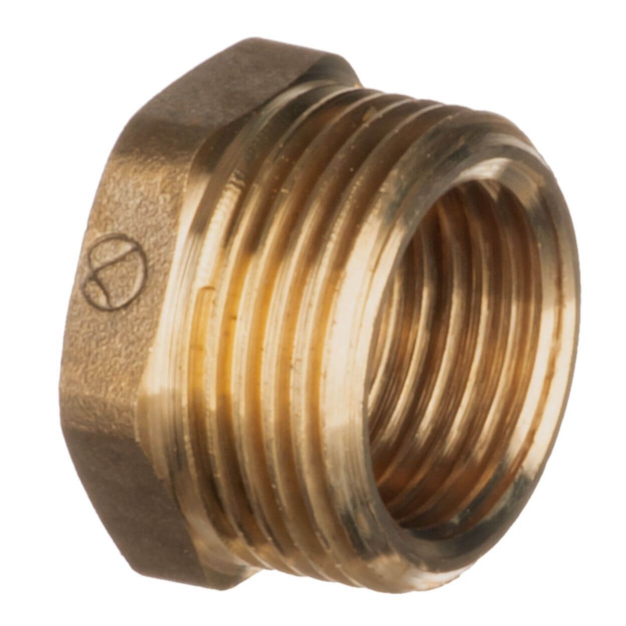 Threaded Brass Fittings - 1" x 3/4" Reducing Bush