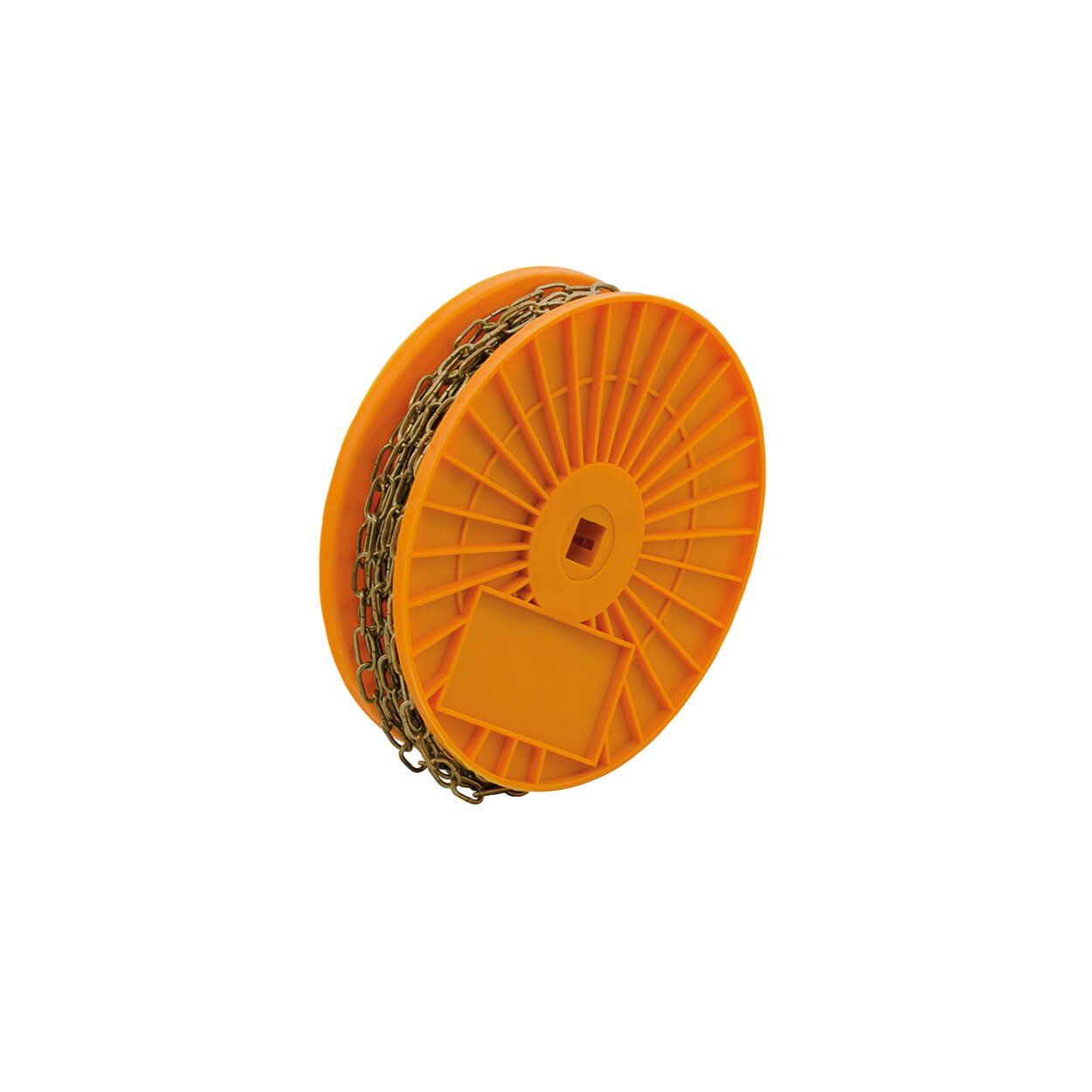 Forcat Chain, Welded, Brass Pl, 2,0Mm