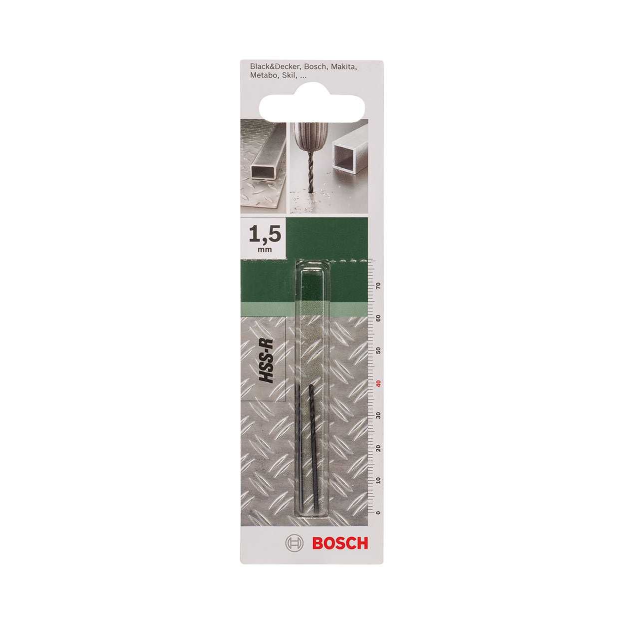 Bosch Metal Drill Bits HSS-R with Diameter 1.5mm