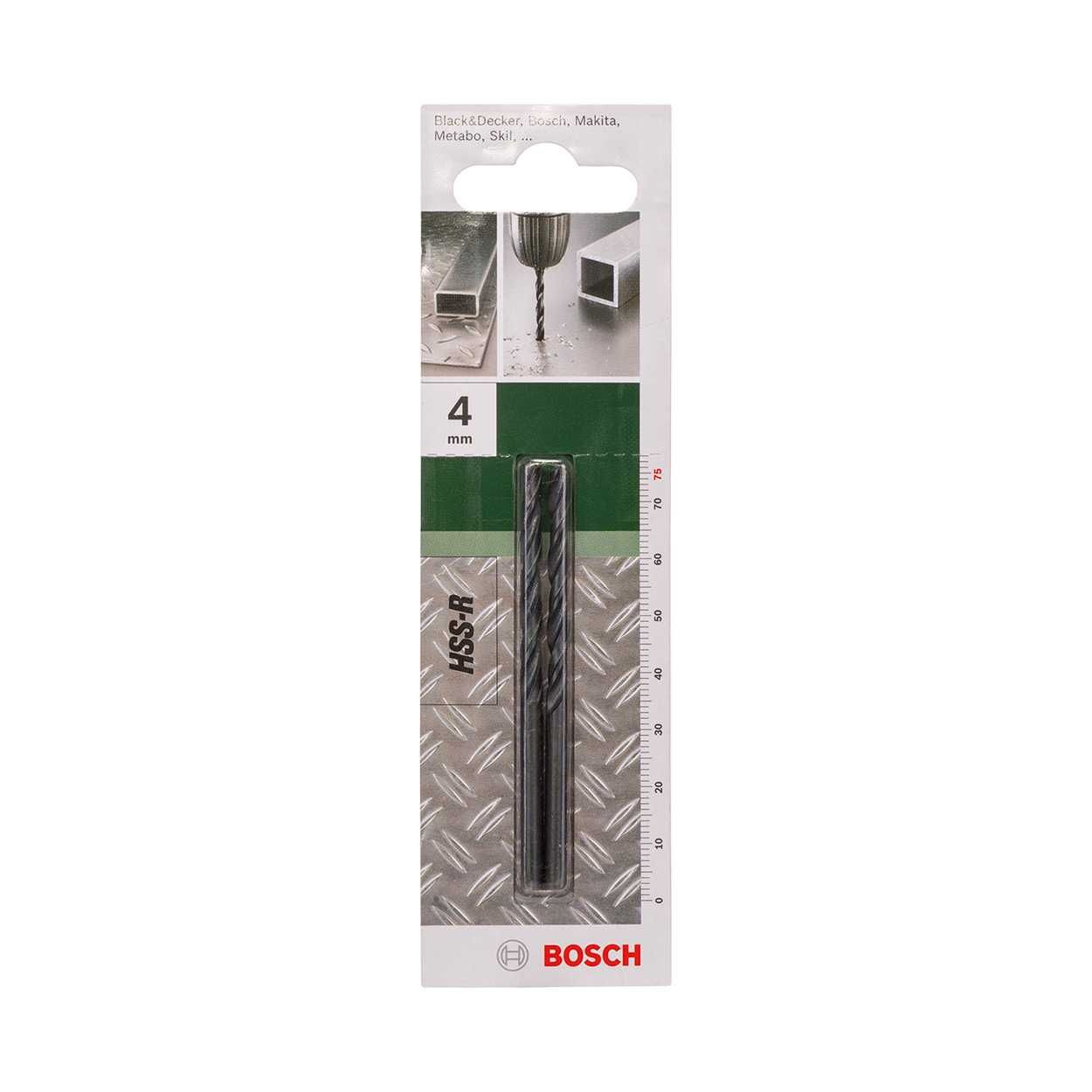Bosch Metal Drill Bits HSS-R with Diameter 4.0mm