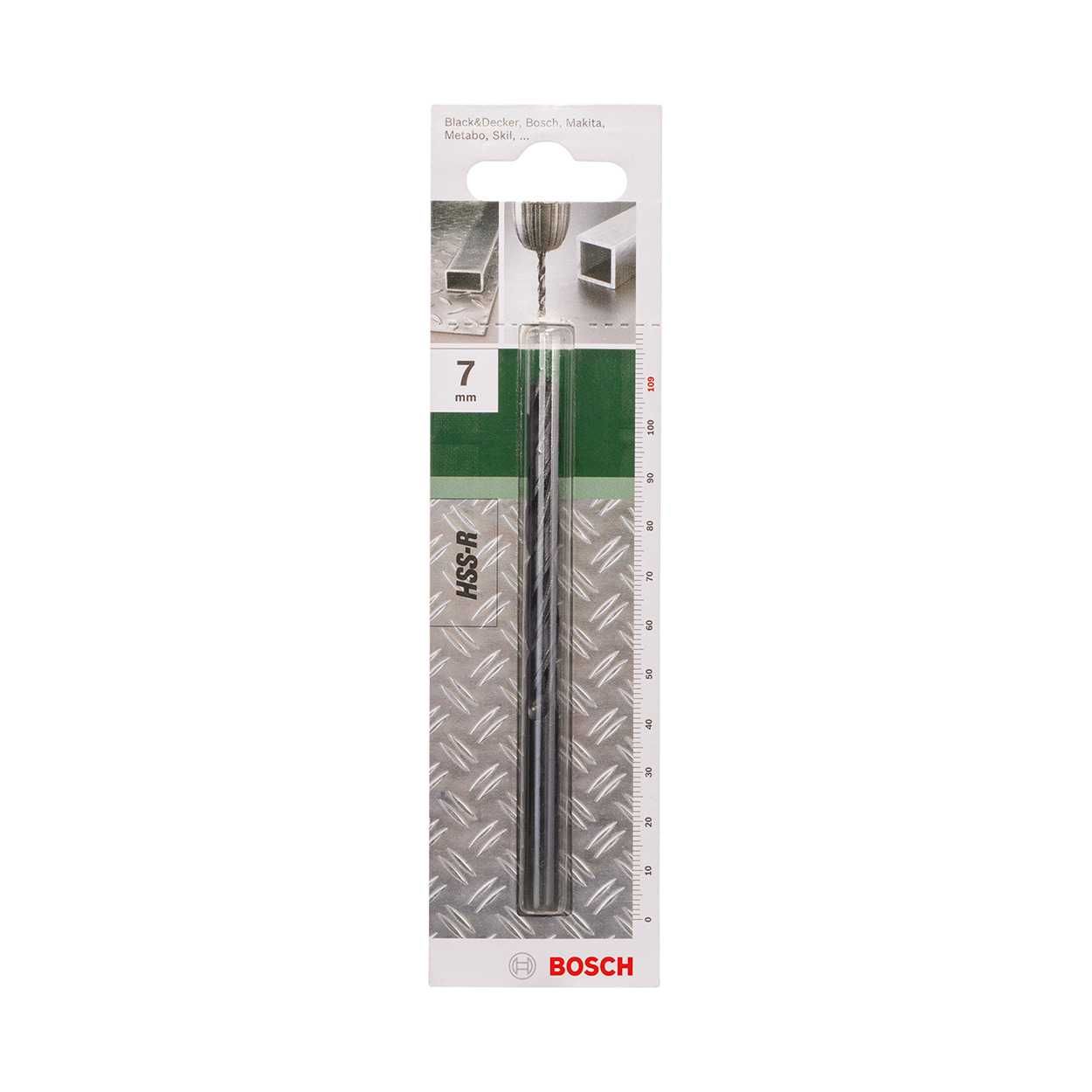Bosch Metal Drill Bits HSS-R with Diameter 7.0mm